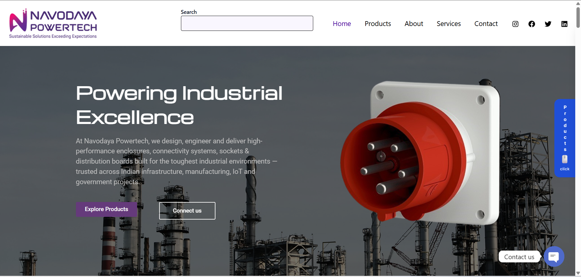 Conversion optimized B2B industrial website development in Kerala